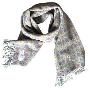 Brontë by Moon 100% Lambswool Blanket Style Scarf with Fringe